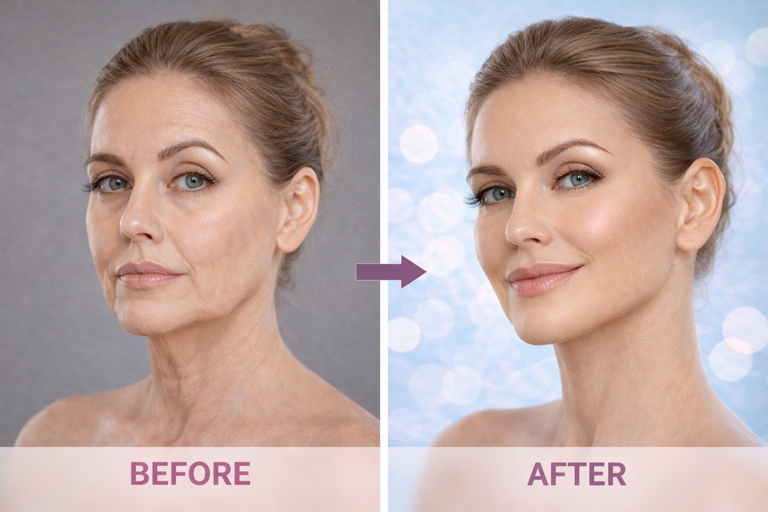 Face Lift Before & After