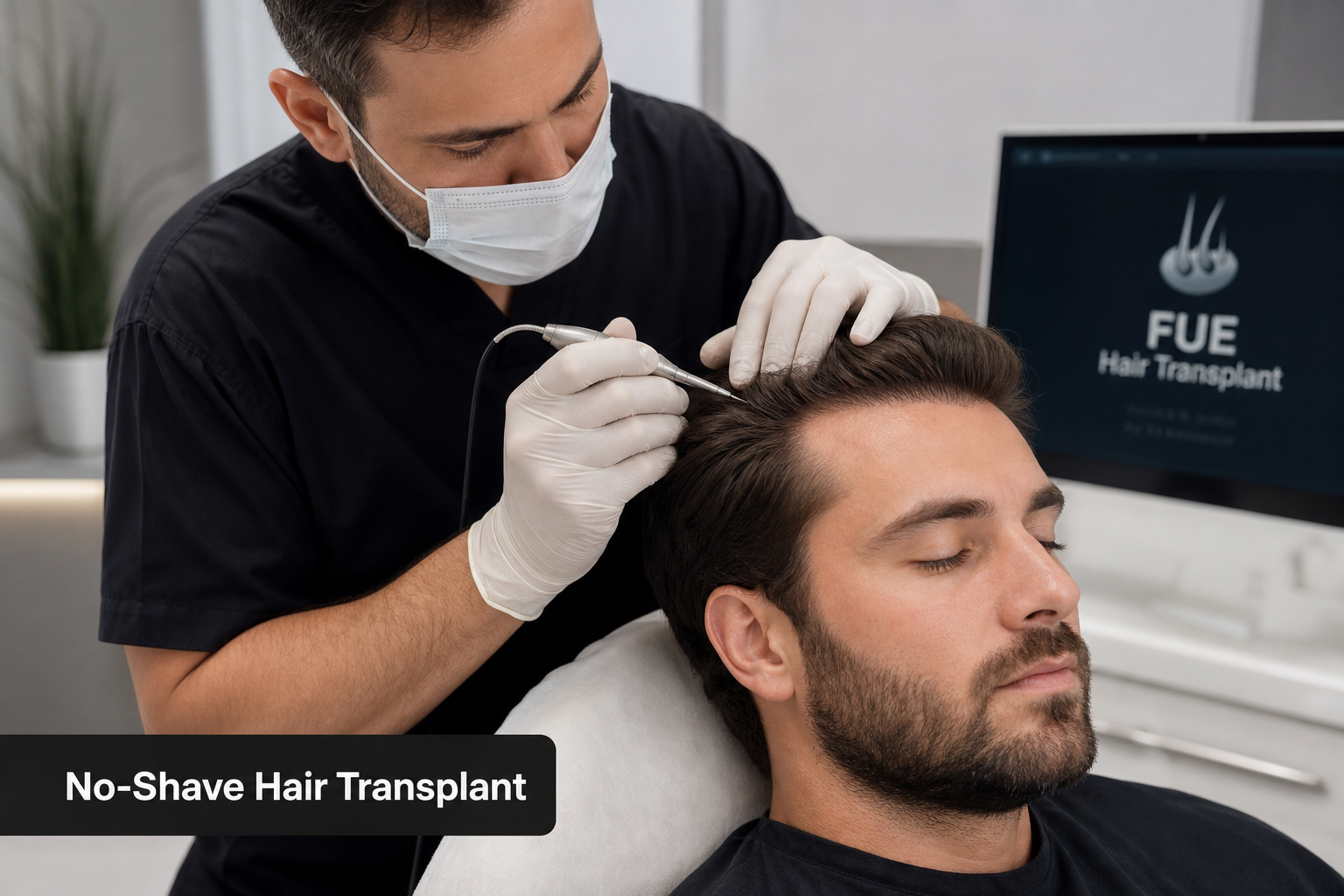 No-Shave Hair Transplant